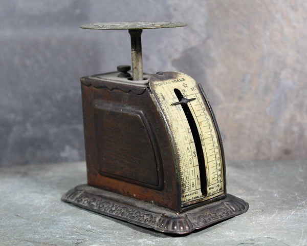 Antique Pelouze Postal Scale | Rustic Decor | Bixley Shop