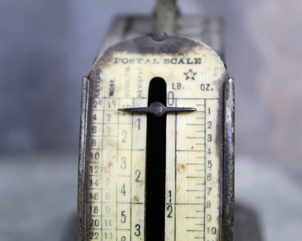 Antique Pelouze Postal Scale | Rustic Decor | Bixley Shop