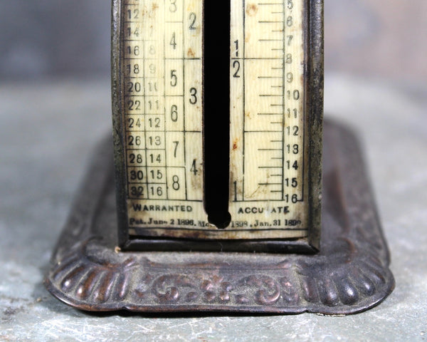 Antique Pelouze Postal Scale | Rustic Decor | Bixley Shop