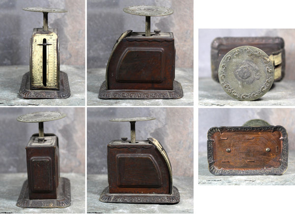 Antique Pelouze Postal Scale | Rustic Decor | Bixley Shop