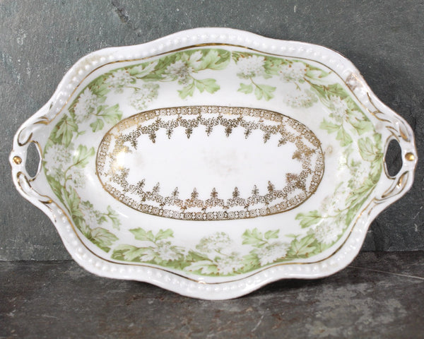 Antique CS Prussia Porcelain Trinket Dish Set | Prussian Fine China | Set of 3 | Bixley Shop