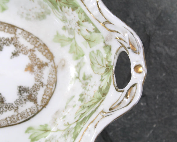 Antique CS Prussia Porcelain Trinket Dish Set | Prussian Fine China | Set of 3 | Bixley Shop