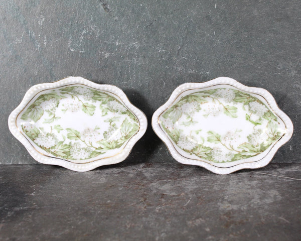 Antique CS Prussia Porcelain Trinket Dish Set | Prussian Fine China | Set of 3 | Bixley Shop