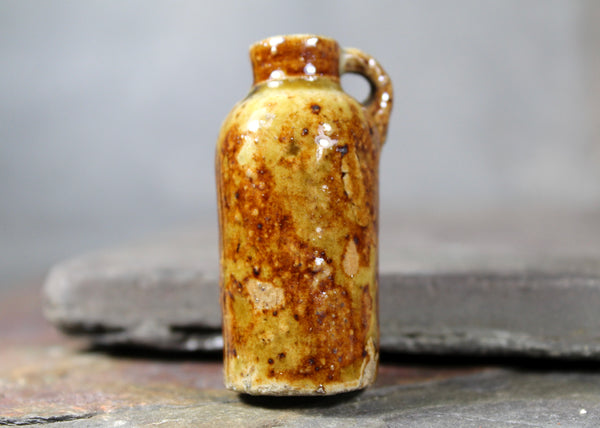 RARE! Antique Dollhouse Pottery Pitchers Set of 5 | Hand Thrown Collection of Miniature Pitchers Hand Glazed | Bixley Shop