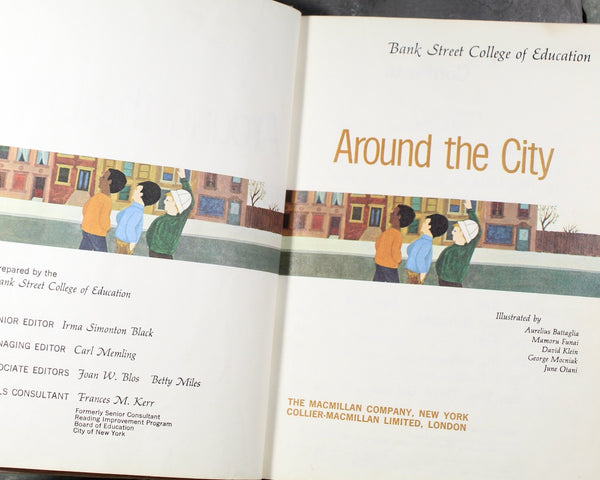 RARE! Around the City by the Bank Street College of Education | 1965 Reading Textbook | Bixley Shop