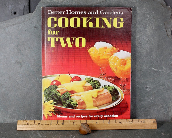 Better Homes & Gardens Cooking for Two Cook Book, 1971 Vintage Cookbook | Mid-Century Cookbook | Bixley Shop
