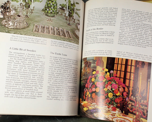 Better Homes & Gardens Creative Table Settings | 1973 Entertaining | Bixley Shop