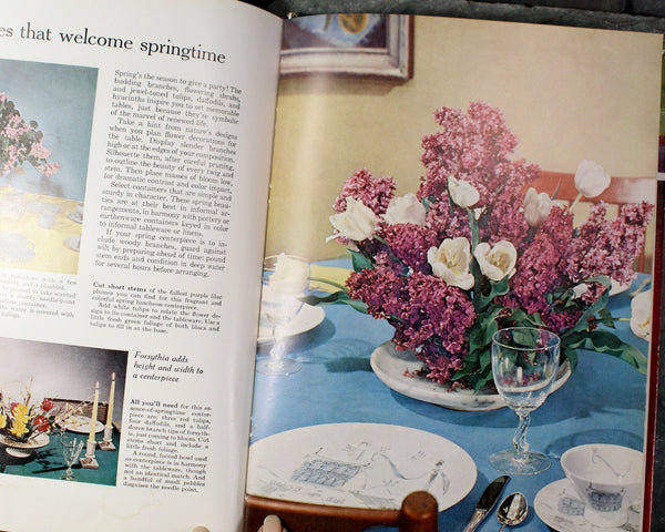 Better Homes & Gardens Flower Arranging | 1965 Flower Garden Book | Bixley Shop