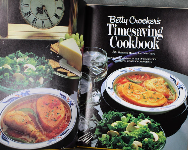 Betty Crocker's Timesaving Cookbook, 1982 Vintage Cookbook | Easy, Do-Ahead Cookbook | Bixley Shop