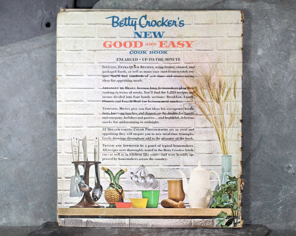 Betty Crocker's Good & Easy Cookbook | 1954 Vintage Betty Crocker Cookbook - FIRST EDITION | Mid-Century Betty Crocker