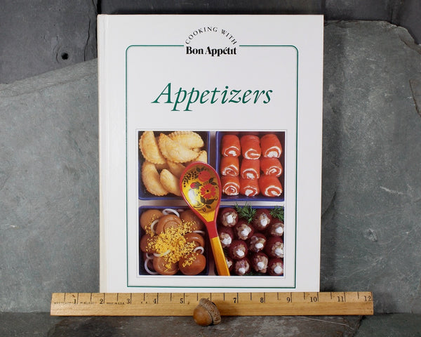 Cooking with Bon Appetit: Appetizer Cookbook | 1982 Vintage Entertaining Cookbook | Vintage Appetizers and Small Plates | Bixley Shop