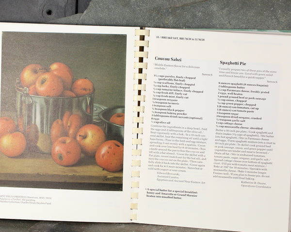 BOSTON, MASSACHUSETTS Museum of Fine Arts "The Fine Arts Cookbook II" | 1981 Fundraiser Cookbook | Bixley Shop