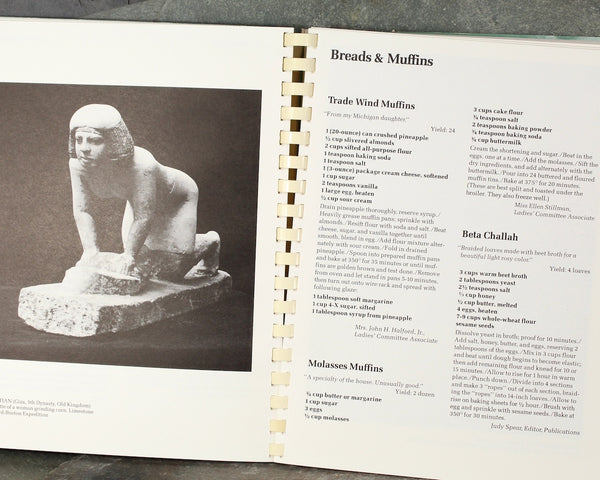 BOSTON, MASSACHUSETTS Museum of Fine Arts "The Fine Arts Cookbook II" | 1981 Fundraiser Cookbook | Bixley Shop