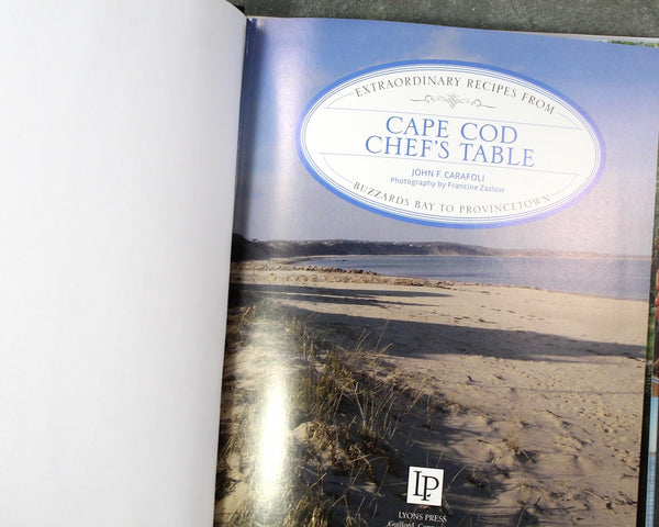 Cape Cod Chef's Table by John F. Carafoli | 2013 Cape Cod Cookbook | New England Cooking | Bixley Shop