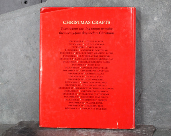 Christmas Crafts by Carolyn Meyer | 1974 FIRST EDITION | Vintage Crafting Book | Holiday Crafting | Bixley Shop