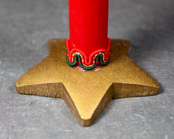 Wooden Christmas Candle Decorations | Set of 2 | Bixley Shop