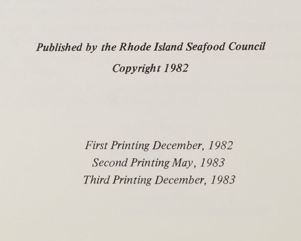 Complete Guide to Seafood Cookery by the Rhode Island Seafood Council | Vintage 1983 Seafood Cookbook | Bixley Shop
