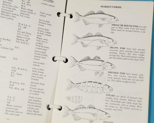 Complete Guide to Seafood Cookery by the Rhode Island Seafood Council | Vintage 1983 Seafood Cookbook | Bixley Shop