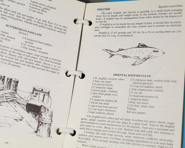 Complete Guide to Seafood Cookery by the Rhode Island Seafood Council | Vintage 1983 Seafood Cookbook | Bixley Shop