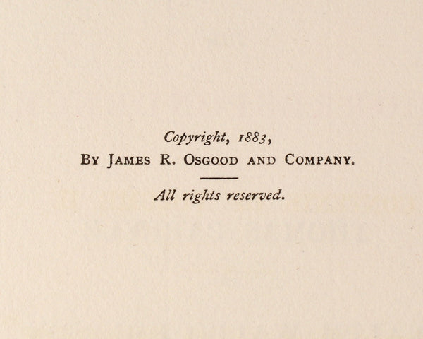 VERY RARE! The Correspondence of Thomas Carlyle and Ralph Waldo Emerson, Volume II | Limited Edition #106 of 250 | James R. Osgood & Co., 1883