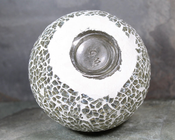 Crackle Glass Bud Vase | Mosaic Glass Vase | Bixley Shop