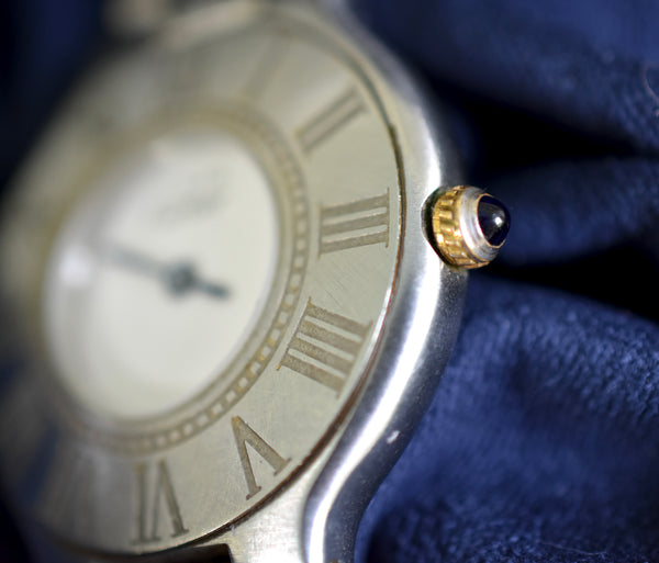 Cartier Must de Cartier 21 Silver Dial Quartz Vintage Women's Watch | Authentic Cartier Vintage Timepiece | Bixley Shop