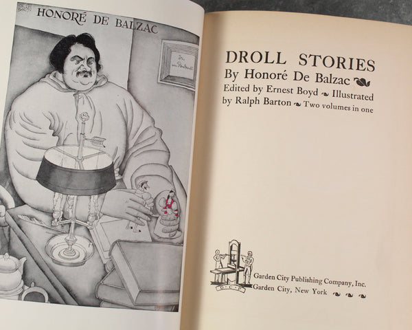 Droll Stories by Honore de Balzac | 1928 | Garden City Publishing Edition | Bixley Shop