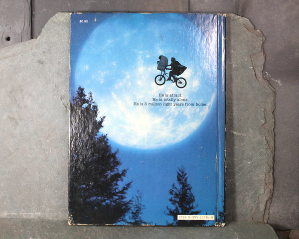 ET The Extraterrestrial Storybook by William Kotzwinkle | 1982 Movie Children's Book | E.T. Movie Photography | Bixley Shop