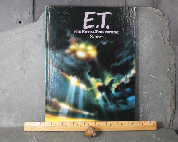 ET The Extraterrestrial Storybook by William Kotzwinkle | 1982 Movie Children's Book | E.T. Movie Photography | Bixley Shop