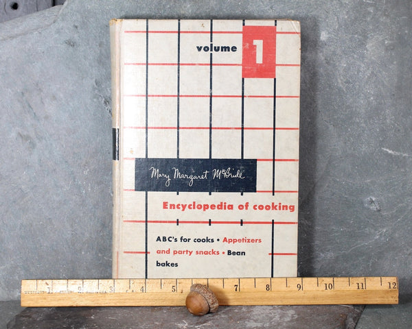 1958 Encyclopedia of Cooking | Mary Margaret McBride | FIRST EDITION 12 Volume Set | Homemaker's Research Institute | Bixley Shop