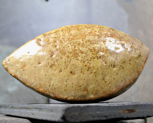 Seed Pod Sculpture | Art Sculpture | Hand Glazed Beige/Brown Seed Pod