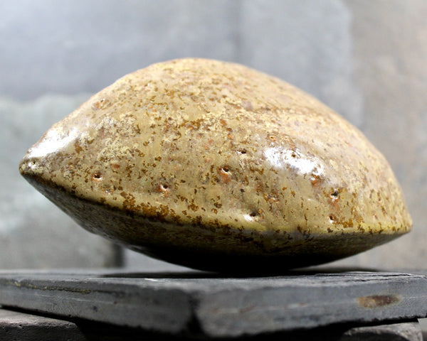 Seed Pod Sculpture | Art Sculpture | Hand Glazed Beige/Brown Seed Pod