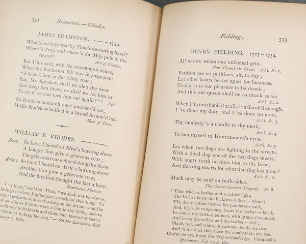 Favorite Quotations by John Bartlett | 1878 | 7th Edition | Antique Quotations Reference Book | Bixley Shop