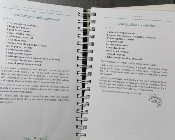 The Foley Fish Cookbook by Laura Foley Ramsden | 2004 Seafood Cookbook | Bixley Shop