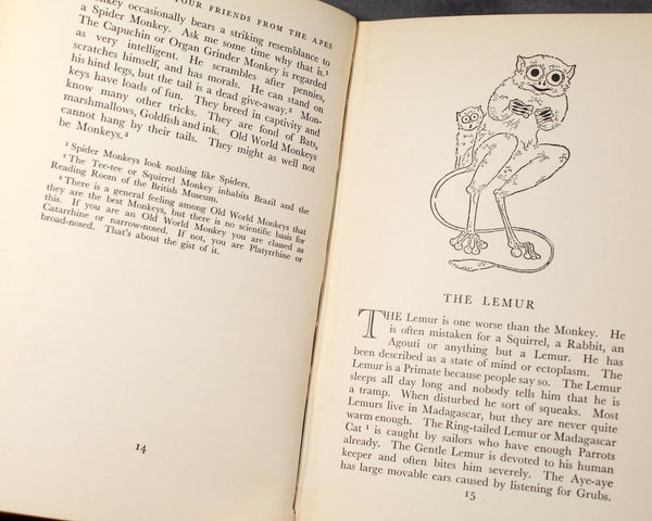 How to Tell Your Friends from the Apes by Will Cuppy | 1934 | Humorist | Bixley Shop