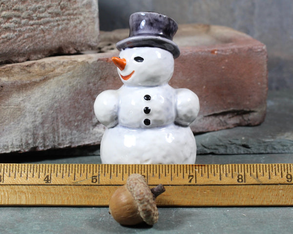 HARD TO FIND! Vintage Goebel Porcelain Snowman | Vintage Hummel Snowman | Made in West Germany, 1980s