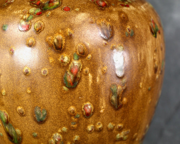 Hand Glazed Urn & Ginger Jar | 1970s Ceramic Storage Set | Large and Small Ginger Jars | Purchase Separately or as Pair | Bixley Shop