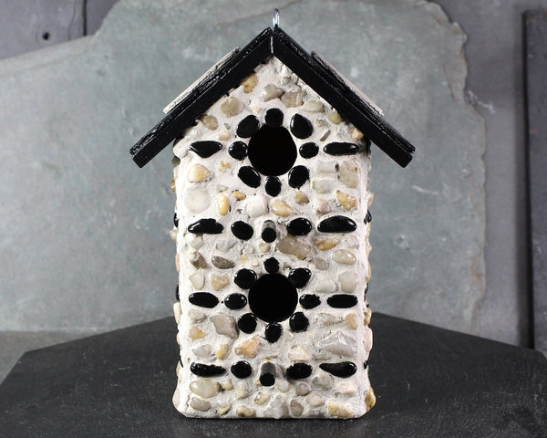 Hand-Crafted Birdhouse "Alpine Cottage" - Hand-crafted Birdhouse from vintage wooden frame | Natural Birdhouse | Bixley Shop