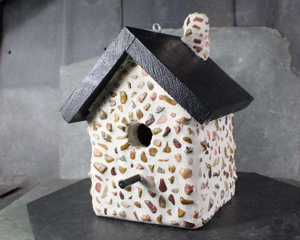 Hand-Crafted Birdhouse "Meadowlark Cottage" - Hand-crafted Birdhouse from vintage wooden frame | Natural Birdhouse | Bixley Shop