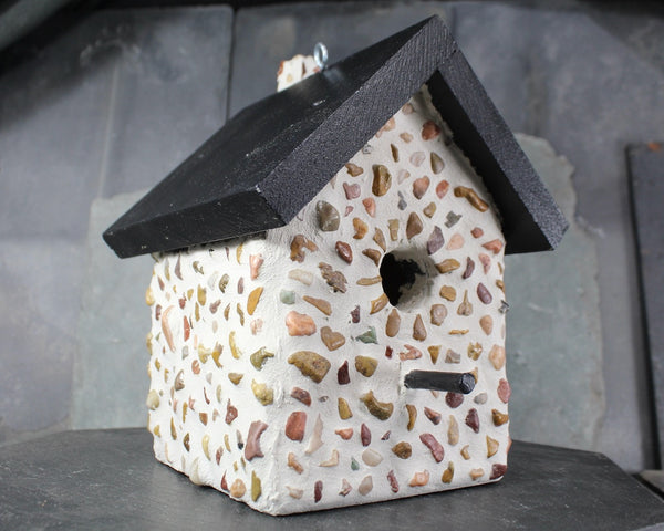 Hand-Crafted Birdhouse "Meadowlark Cottage" - Hand-crafted Birdhouse from vintage wooden frame | Natural Birdhouse | Bixley Shop