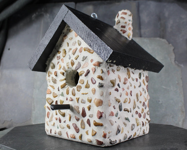 Hand-Crafted Birdhouse "Meadowlark Cottage" - Hand-crafted Birdhouse from vintage wooden frame | Natural Birdhouse | Bixley Shop