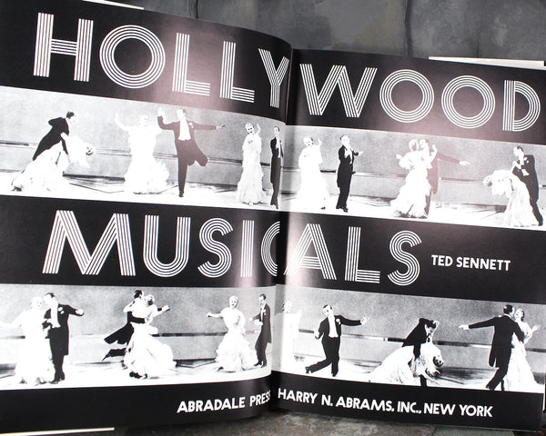 Hollywood Musicals by Ted Sennett | 1985 Hollywood Coffee Table Book | Classic Hollywood Musicals | Bixley Shop