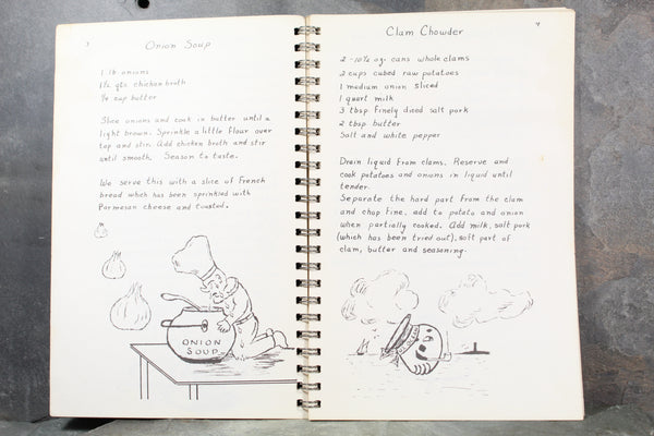 Sunapee, New Hampshire - Woodbine Cottage Cookbook, 10th Edition, 1981 - Vintage Restaurant Cookbook | Bixley Shop