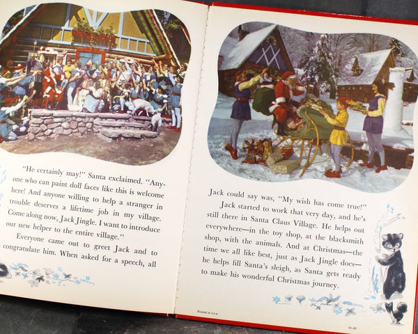 Jack Jingle's Wish: A Real Adventure in Santa's Workshop by Catherine Stahlmann | 1953 Vintage Children's Christmas Books | Bixley Shop