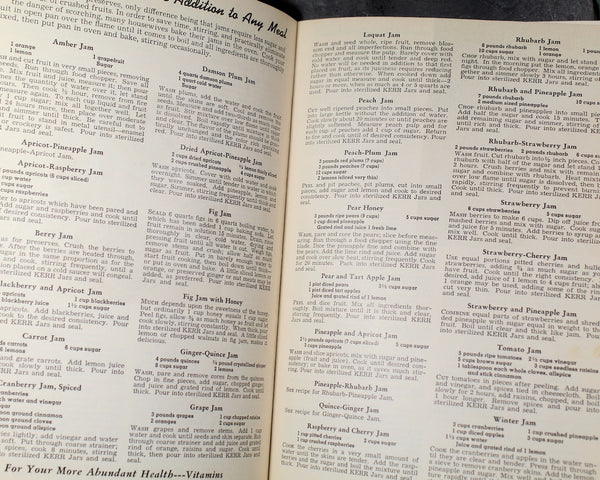 RARE! Kerr Home Canning Book: Food for Victory Cookbook | 1942 World War II Homefront Cookbook | Natural Food Preservation | Bixley Shop