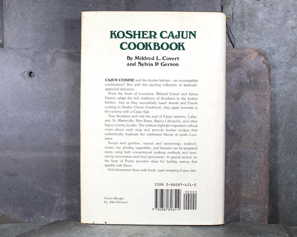 Kosher Cajun Cookbook by Mildred L. Dyer & Sylvia P. Gerson | 1987 FIRST EDITION New Orleans Cookbook | Bixley Shop