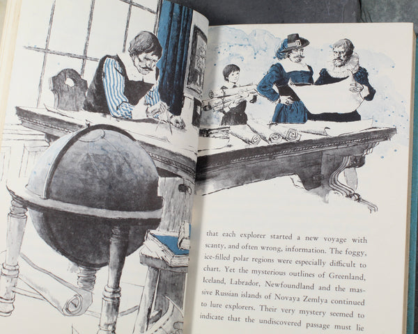 The Voyages of Henry Hudson by Eugene Rachlis | 1962 Landmark Book by Random House | FIRST EDITION | Children's History Book