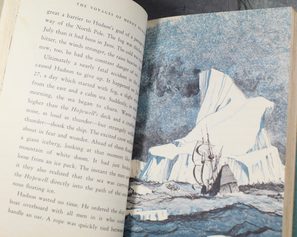 The Voyages of Henry Hudson by Eugene Rachlis | 1962 Landmark Book by Random House | FIRST EDITION | Children's History Book