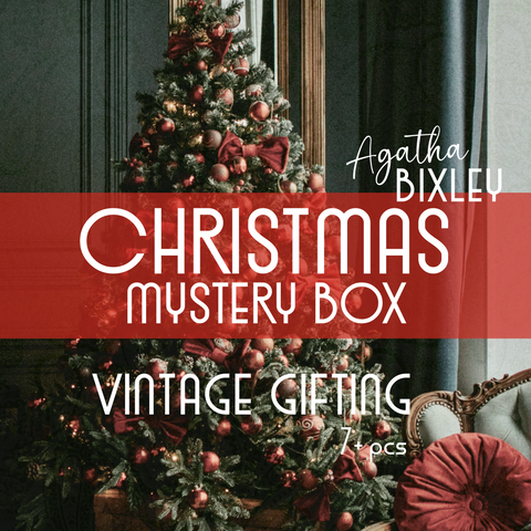 Christmas Vintage Mystery Box | 7+ Carefully Curated Vintage/Antique Holiday Pieces | For Vintage Lovers! | Vintage Gift | Agatha Bixley