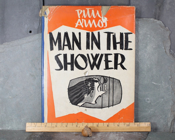 Man in the Shower by Peter Arno | 1944 First Edition/2nd Printing | WWII Era Cartoon Book | Bixley Shop